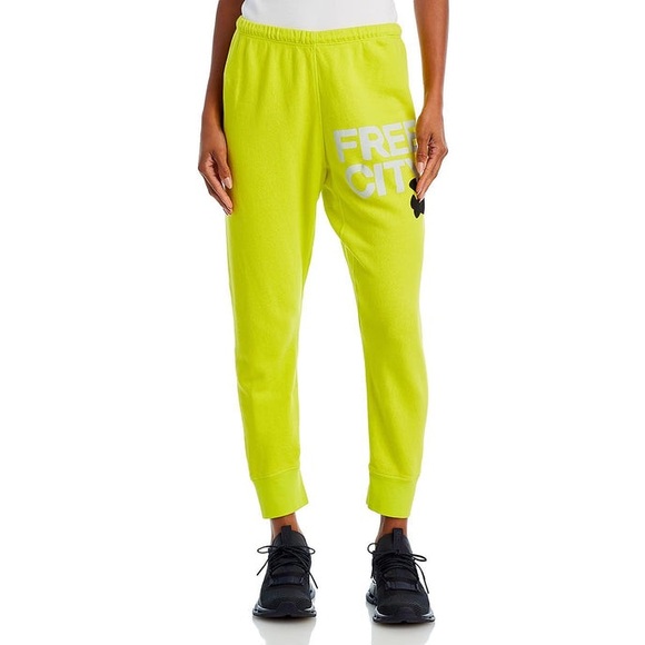FREECITY Logo Cotton Sweatpants